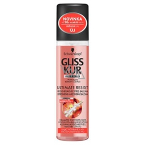 Gliss Kur Ultimate Resist regenerační expres balzám pro slabé, vyčerpané vlasy 200 ml