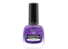 Golden Rose Keratin Nail Color Glitter lak na nehty 414 10,5 ml