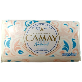 Camay Natural tuhé toaletní mýdlo 125 g