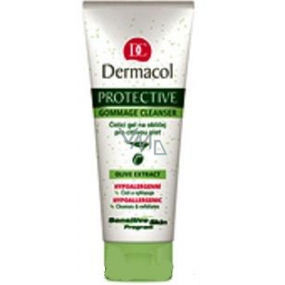 Dermacol Protective Gommage Cleanser Čisticí gel na obličej pro citlivou pleť