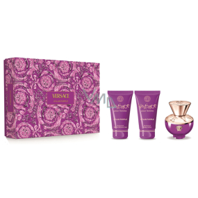 Versace Dylan Purple parfémovaná voda 50 ml + tělové mléko 50 ml + sprchový gel 50 ml, dárková sada pro ženy