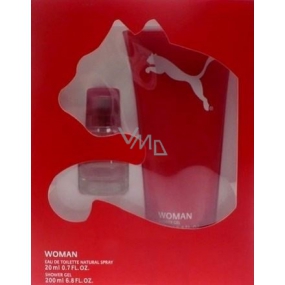 Puma Red toaletní voda 20 ml + sprchový gel 200 ml, dárková sada