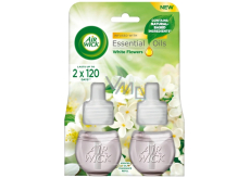 Air Wick Bílé květiny Duo elektrický osvěžovač tekutá náplň náhradní náplň 2 x 19 ml