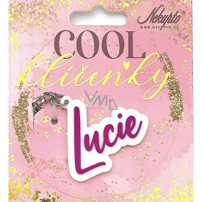 Nekupto Cool jmenná klíčenka Lucie 1 kus