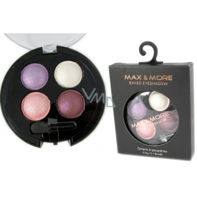 Max & More zapečené oční stíny 436 Purple Haze 5,5 g