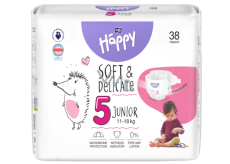 Bella Happy Junior 5 11 - 18 kg plenkové kalhotky pro děti 38 kusů