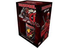 Epee Merch Marvel Deadpool hrnek 315 ml + gumová klíčenka + podtácek, dárkový set