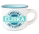 Albi Espresso hrneček Eliška - S kouzlem a grácií, mění svět k lepšímu 45 ml