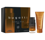 Bugatti Dynamic Move Amber toaletní voda 100 ml + sprchový gel 200 ml, dárková sada pro muže