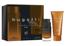 Bugatti Dynamic Move Amber toaletní voda 100 ml + sprchový gel 200 ml, dárková sada pro muže