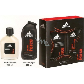 Adidas Team Force toaletní voda pro muže 100 ml + sprchový gel 250 ml, dárková sada