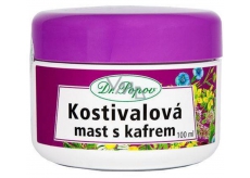 Dr. Popov Kostivalová mast s kafrem k masáži ztuhlého pohybového aparátu 100 ml