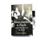 Abercrombie & Fitch Authentic Night Man toaletní voda pro muže 2 ml s rozprašovačem, vialka