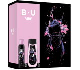 B.U. Vibe deodorant sprej 150 ml + sprchový gel 250 ml, kosmetická sada pro ženy