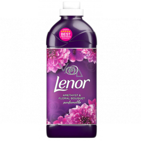 Lenor Amethyst & Floral Bouquet vůně pivoněk a planých růží avivážní prostředek 47 dávek 1420 ml