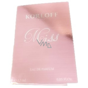 Korloff Miss parfémovaná voda pro ženy 1,5 ml vialka