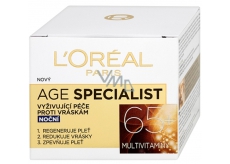 Loreal Paris Age Specialist 65+ vyživující noční krém proti vráskám 50 ml