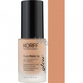 Korff Cure Make Up Fluid Foundation Lifting Effect Glow fluidní liftingový make-up 04 Hazelnut 30 ml