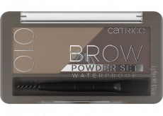 Catrice Brow Powder Set Waterproof set na obočí voděodolný 010 Ash Blond 4 g