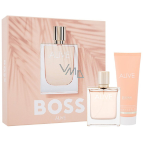 Hugo Boss Alive parfémovaná voda 50 ml + tělové mléko 75 ml, dárková sada pro ženy