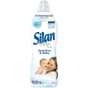 Silan Sensitive & Baby koncentrovaná aviváž pro citlivou pokožku 40 dávek 880 ml