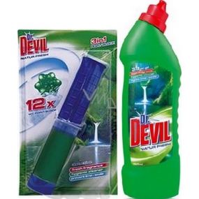 Dr. Devil Natur Fresh Point Block Wc 75 ml + Dr. Devil Natur Fresh tekutý čistič 750 ml