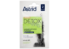 Astrid Citylife Detox hloubkově čisticí slupovací pleťová maska pro normální až mastnou pleť 2 x 8 ml