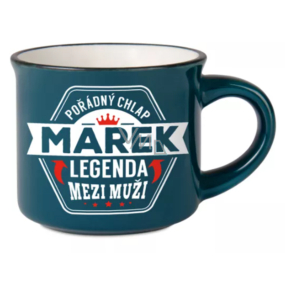Albi Espresso hrneček Marek - Pořádný chlap, legenda mezi muži 45 ml
