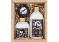 Bohemia Gifts Gentleman sprchový gel pro muže 300 ml + pěna do koupele 500 ml + pěnivá bomba do koupele 100 g, kosmetická sada