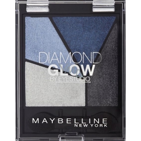 Maybelline Diamond Glow Eyeshadow oční stíny 03 Blue Drama 2,5 g