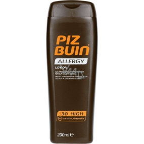 Piz Buin Allergy Sensitive SPF30 mléko na opalování 200 ml