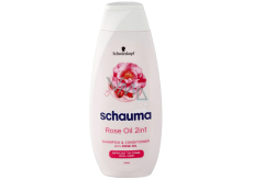 Schauma Rose Oil 2v1 šampon a kondicionér pro těžko rozčesatelné vlasy 400 ml