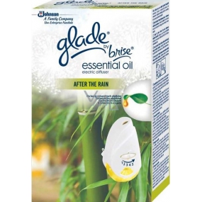 Glade Essential Oil After The Rain elektrický osvěžovač vzduchu kompletní strojek 20 ml