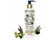 Jeanne en Provence Divine Olive tělové mléko dávkovač 250 ml