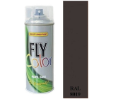 Color Works Fly Color RAL akrylátová barva sprej 8019 Šedohnědá 400 ml