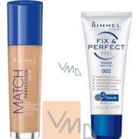 Rimmel London Match Perfection make-up 100 30 ml + báze pod make-up 30 ml