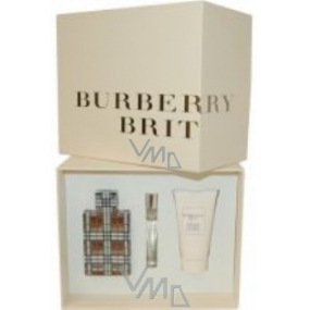 Burberry Brit parfémovaná voda 50 ml + tělové mléko 50 ml + parfémovaná voda 7,5 ml, dárková sada