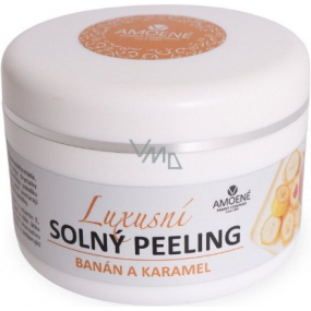 Amoené Luxusní solný peeling Banán a karamel 250 g