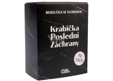 Albi Krabička poslední záchrany Pro ženicha 8 x 11 x 5,5 cm