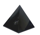 Obsidian černý Pyramida přírodní kámen 2 x 2 x 1,6 cm čistí - energie - harmonie - emoce 1 kus, kámen záchrany