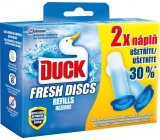 Duck Fresh Discs Mořská vůně WC gel pro hygienickou čistotu a svěžest Vaší toalety náhradní níplň 2x36 ml