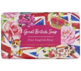 English Soap Anglická růže přírodní parfémované mýdlo s bambuckým máslem 190 g