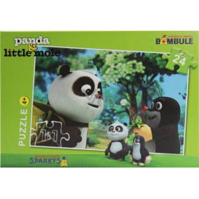 EP Line Puzzle Krtek a Panda 24 dílků, doporučený věk 4+