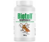 Biotoll Neopermin+ insekticidní prášek proti mravencům s dlouhodobým účinkem 100 g