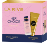 La Rive Her Choice parfémovaná voda 100 ml + sprchový gel 100 ml, dárková sada pro ženy