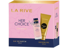 La Rive Her Choice parfémovaná voda 100 ml + sprchový gel 100 ml, dárková sada pro ženy