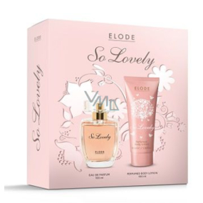 Elode So Lovely parfémovaná voda pro ženy 100 ml + tělové mléko 100 ml, dárková sada pro ženy