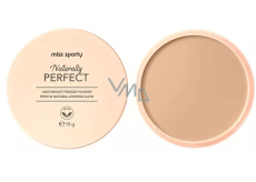 Miss Sporty Naturally Perfect kompaktní pudr 002 Light 10 g