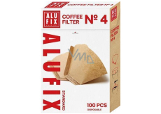 Alufix Coffee Filter kávové filtry 4 velikosti 100 kusů