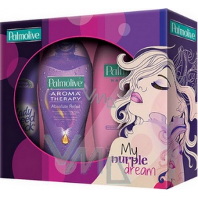 Palmolive My purple dream sprchový gel 250 ml + deodorant sprej 150 ml + šampon 400 ml, kosmetická sada